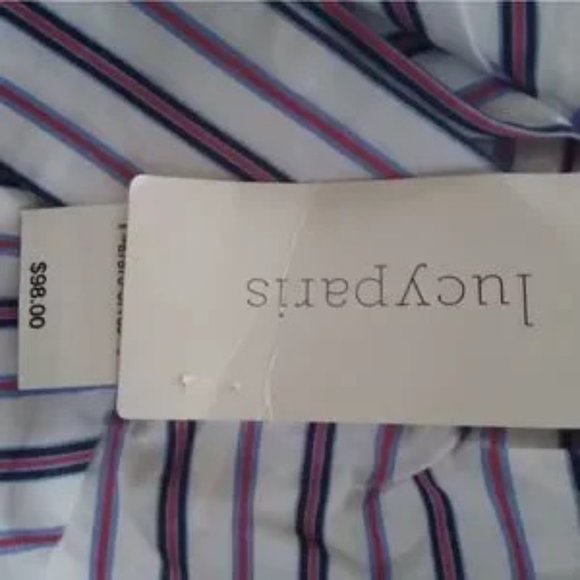 Lucy Paris Gemma Off Shoulder Striped Ruffled Tiered Dress - Picture 5 of 6